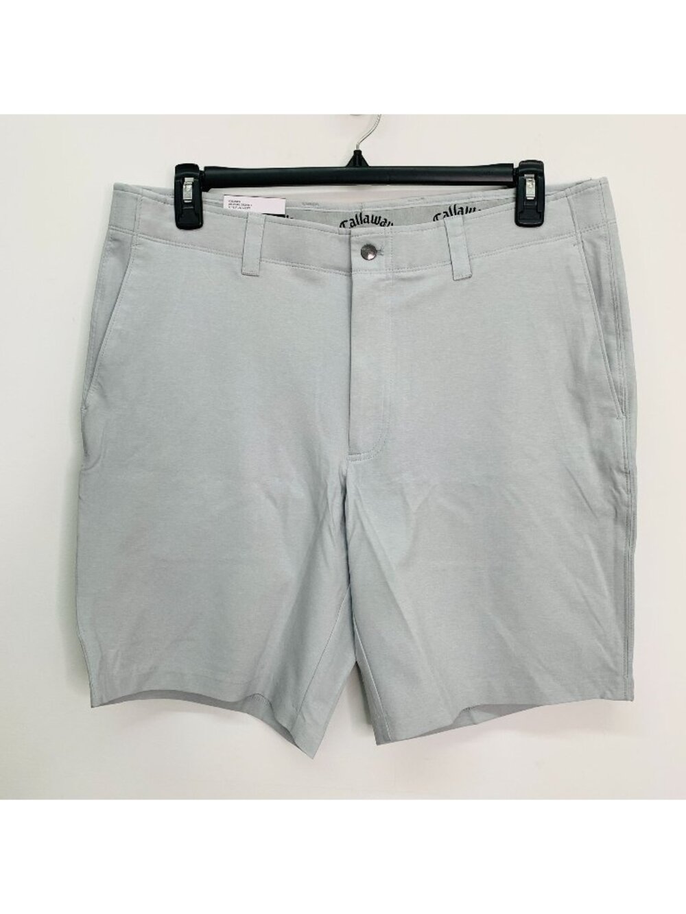 Callaway Men's 36 Shorts Flat Front Performance Golf Short Grey Gray 36